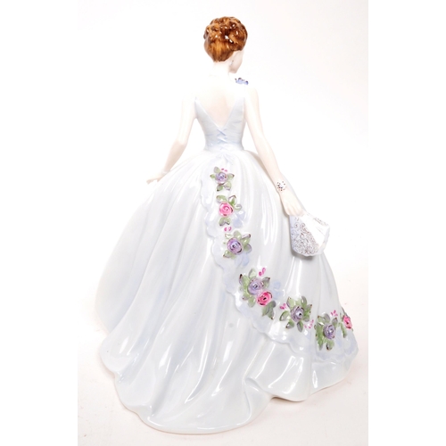 157 - Coalport - A limited edition porcelain Coalport figurine entitled ' The Dream Unfolds ' (CW 536) scu... 