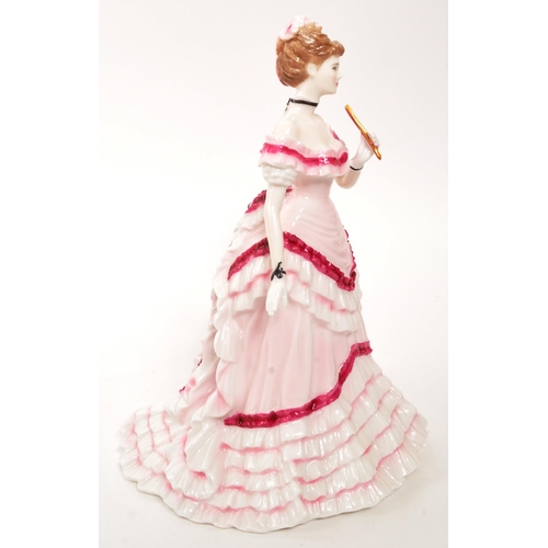 165 - Royal Worcester - A limited edition porcelain Royal Worcester figurine entitled First Dance from The... 