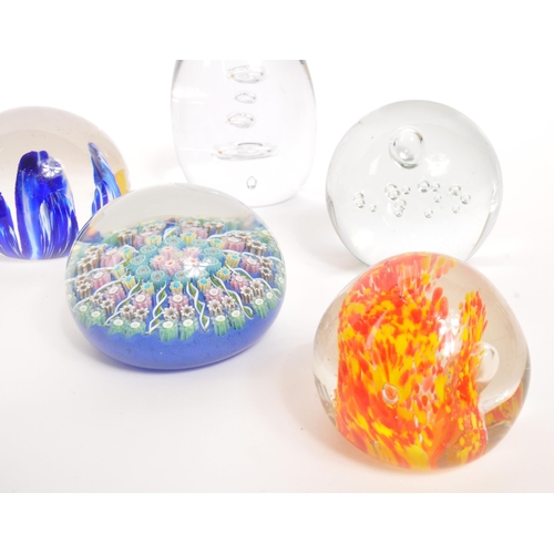 168 - Caithness / Strathearn - A collection of ten glass paperweights comprising of Caithness ' Dizzy ', a... 