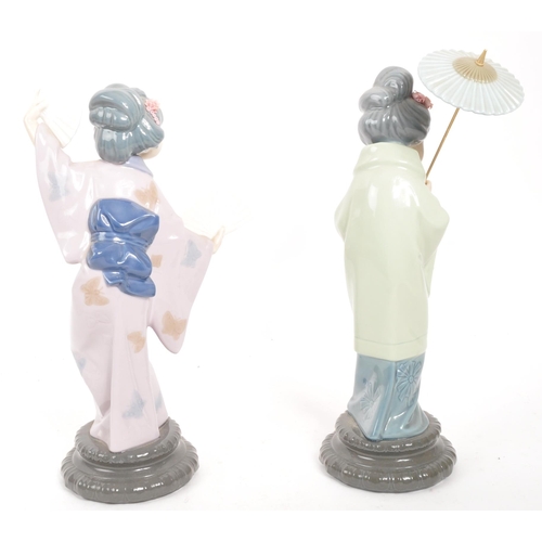 181 - Lladro - Two 20th century Lladro porcelain figures. The collection to include 4991 Madame Butterfly ... 