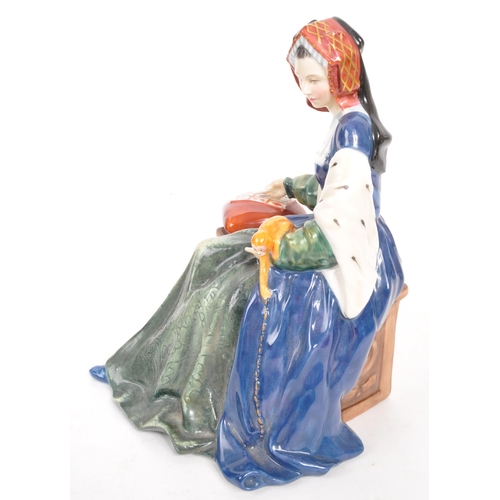 185 - Royal Doulton - Catherine of Aragon - A late 20th century porcelain china lady figurine from the Hen... 