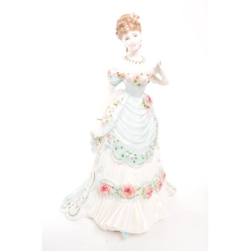 187 - Royal Worcester - A collection of three porcelain china Royal Worcester figurines comprising of A Ro... 