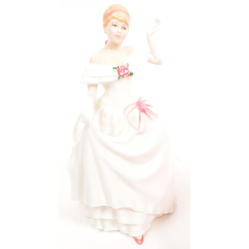 188 - Royal Doulton - A collection of eight porcelain china Royal Doulton lady figurines. Comprising of: M... 