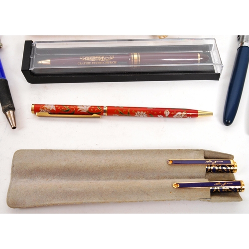 211 - A collection of 20th century pens. The collection to include examples from Papermate, Cross, Parker,... 