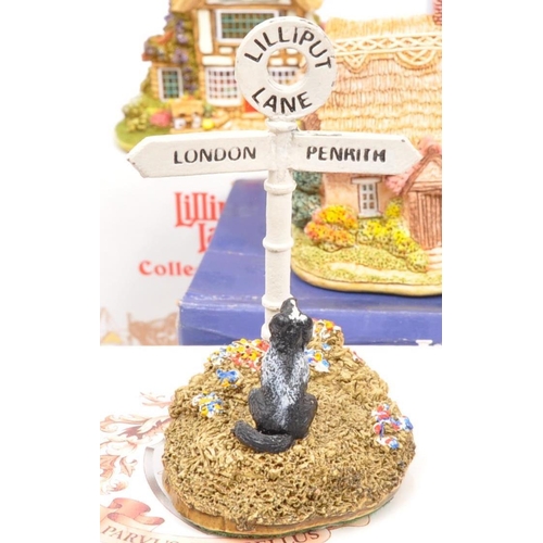 220 - Lilliput Lane - A collection of seventeen 20th Century Lilliput Lane cottage model figures all in or... 