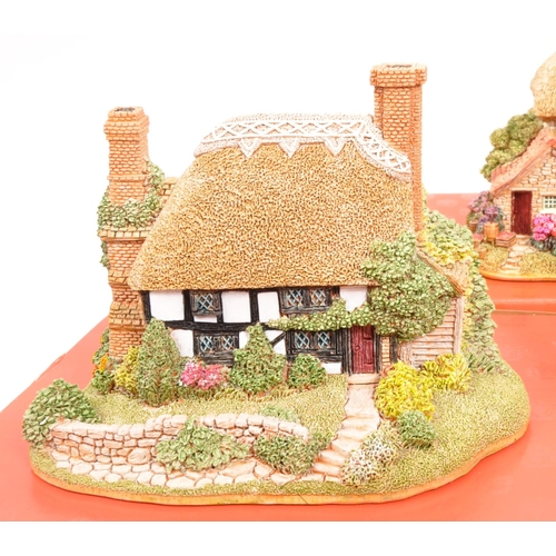 225 - Lilliput Lane - A collection of seven 20th Century Lilliput Lane cottage model figures all in origin... 