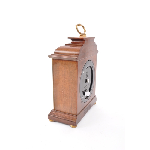 284 - Garrard & Co Ltd - A 20th Century circa 1980s mahogany Garrard & Co Ltd Elliott bracket clock. The c... 