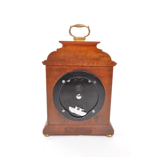 284 - Garrard & Co Ltd - A 20th Century circa 1980s mahogany Garrard & Co Ltd Elliott bracket clock. The c... 