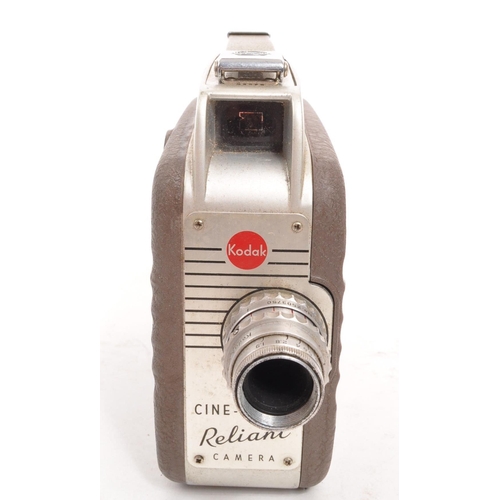 289 - Kodak Cine Reliant Camera made in USA by Eastman Kodak Co in 1950s. Complete with original leather c... 