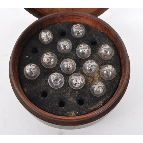 307 - B. Bombelli - An early 19th Century set of hydrostatic balls for spirits by B. Bobelli with thirteen... 