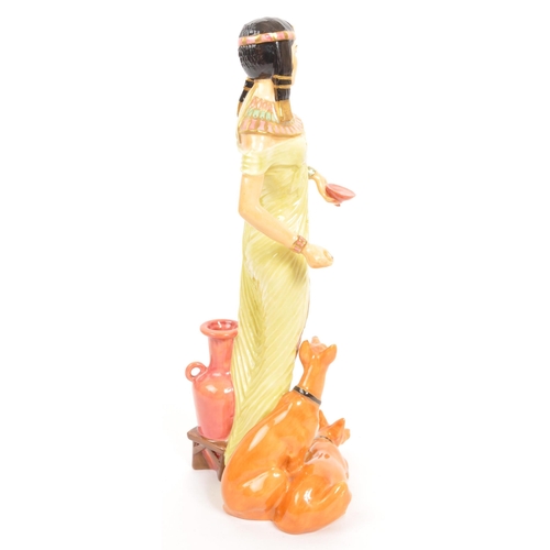 34 - Royal Doulton - A porcelain china limited edition Royal Doulton figurine from the Egyptian Queens co... 