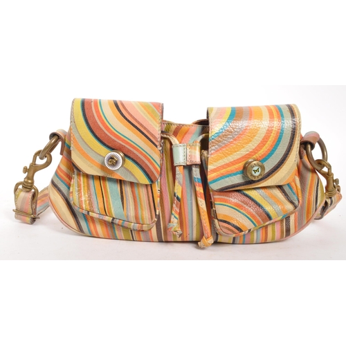 348 - Paul Smith - A circa 1990s Paul Smith ladies handbag. The handbag having polychrome swirl design to ... 