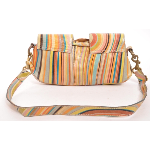 348 - Paul Smith - A circa 1990s Paul Smith ladies handbag. The handbag having polychrome swirl design to ... 