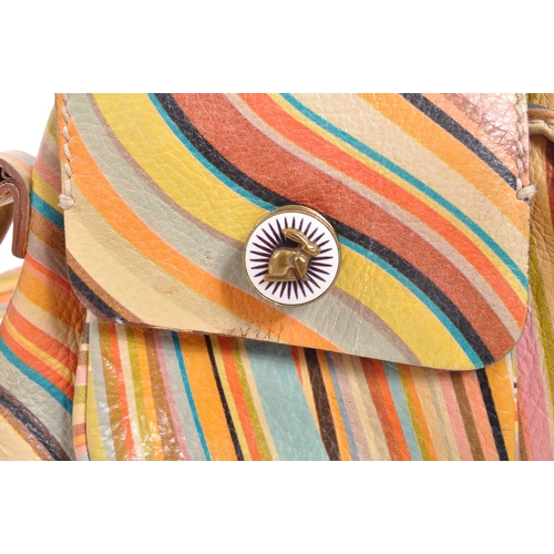 348 - Paul Smith - A circa 1990s Paul Smith ladies handbag. The handbag having polychrome swirl design to ... 