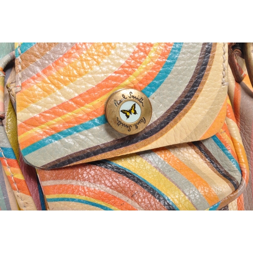 348 - Paul Smith - A circa 1990s Paul Smith ladies handbag. The handbag having polychrome swirl design to ... 