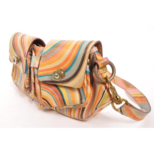 348 - Paul Smith - A circa 1990s Paul Smith ladies handbag. The handbag having polychrome swirl design to ... 