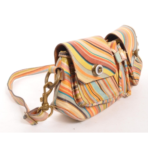 348 - Paul Smith - A circa 1990s Paul Smith ladies handbag. The handbag having polychrome swirl design to ... 