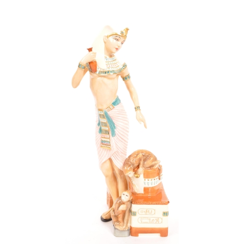 36 - Royal Doulton - A porcelain china limited edition Royal Doulton figurine ' Hatshepsut ' from the Egy... 