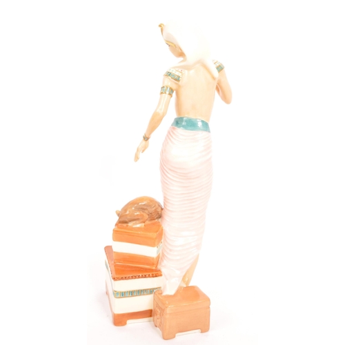 36 - Royal Doulton - A porcelain china limited edition Royal Doulton figurine ' Hatshepsut ' from the Egy... 