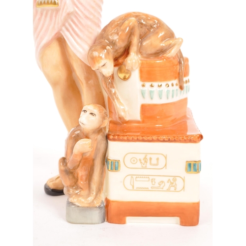 36 - Royal Doulton - A porcelain china limited edition Royal Doulton figurine ' Hatshepsut ' from the Egy... 