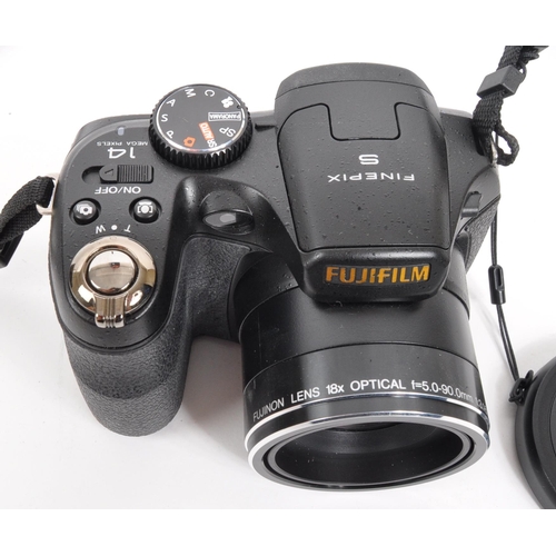 364 - Fujifilm - A circa 2010 Fujifilm Finepix S2800HD digital bridge camera. The camera in a black colour... 