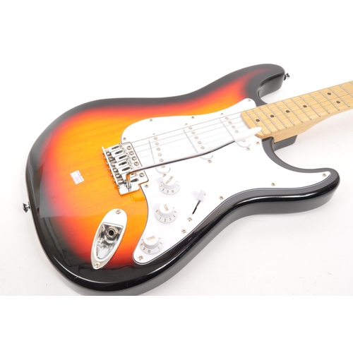 416 - Fender - Starcaster - A contemporary string musical instrument electric guitar. With sunburst design... 