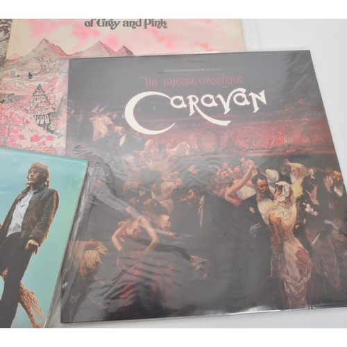 418 - Caravan - A collection of 20th century Caravan progressive rock vinyl LP records. The collection to ... 