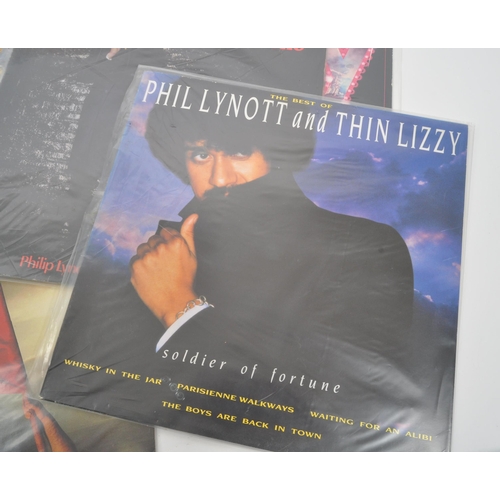 419 - Thin Lizzy - A collection of 20th century Thin Lizzy hard rock vinyl LP records. The collection to i... 