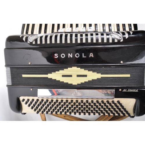 420 - Sonola - A 20th century Italian Sonola Model R 342 / R342 bass piano accordion. The accordion having... 