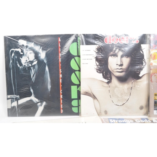 426 - The Doors - A collection of twelve 20th Century 1960s/1970s The Doors record LP vinyl albums. To inc... 