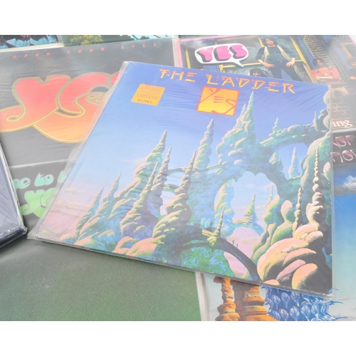 427 - YES - A collection of twelve 20th Century YES vinyl LP record albums. To include: The Ladder; Close ... 