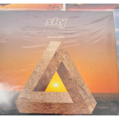 431 - Sky - A collection of 20th century Sky rock vinyl LP records. The collection to include examples suc... 