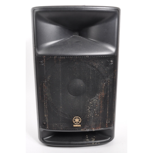 436 - Yamaha - A Yamaha Stagepas 250M portable PA system speaker. Having handle to rear, with a selection ... 