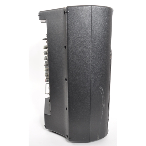 436 - Yamaha - A Yamaha Stagepas 250M portable PA system speaker. Having handle to rear, with a selection ... 