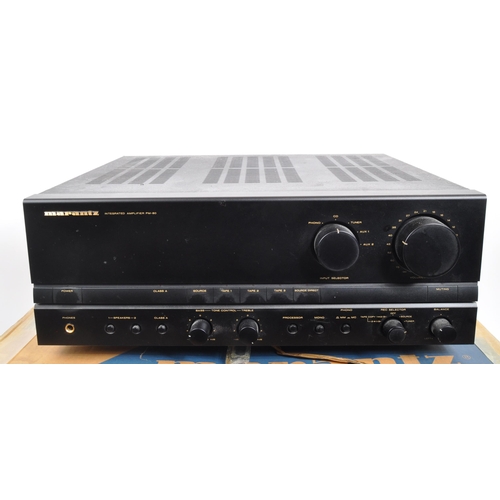 438 - Marantz - A late 20th century 1990s Marantz PM-80 Hi-Fi audio integrated amplifier. For use with bi-... 