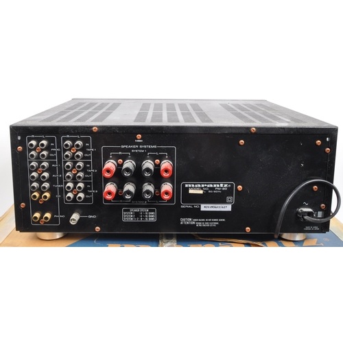 438 - Marantz - A late 20th century 1990s Marantz PM-80 Hi-Fi audio integrated amplifier. For use with bi-... 