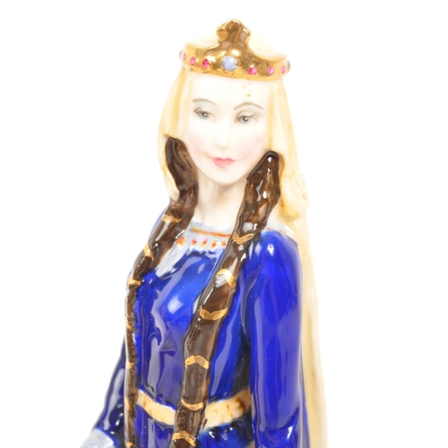 44 - Royal Doulton - Two porcelain china limited edition Royal Doulton figurines to include: Eleanor of A... 