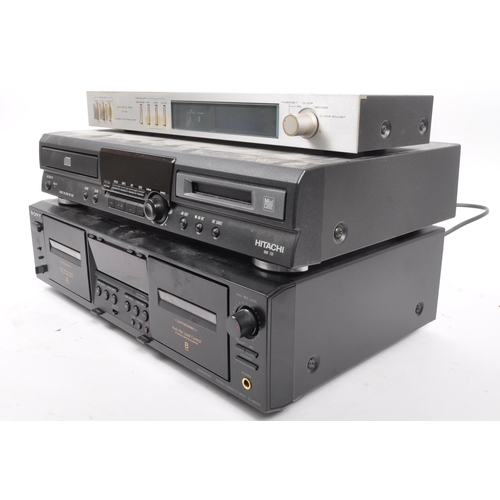 447 - A vintage 20th century Hi-Fi audio stacking system. The collection to feature a Pioneer DT 510 Audio... 