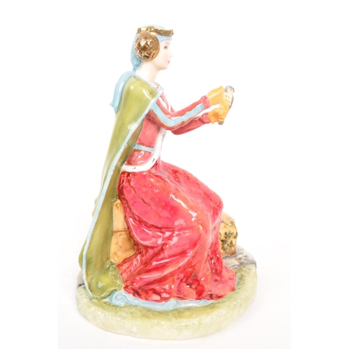 48 - Royal Doulton - A porcelain china limited edition Royal Doulton figurine Philippa of Hainault HN4066... 