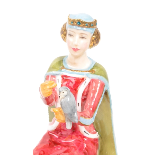 48 - Royal Doulton - A porcelain china limited edition Royal Doulton figurine Philippa of Hainault HN4066... 