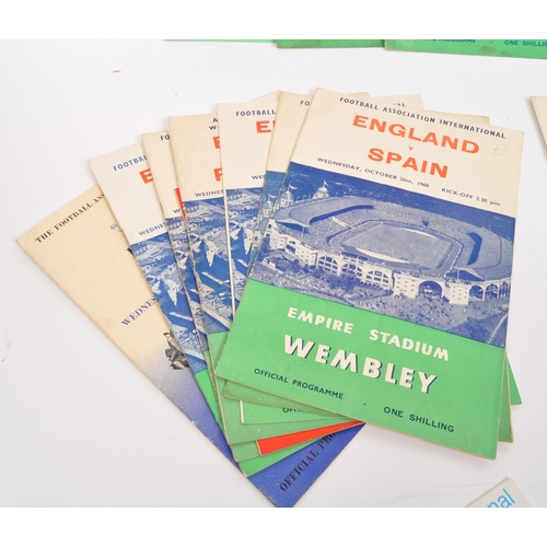 540 - England Football - Sporting interest - A collection of mid 20th century England international footba... 