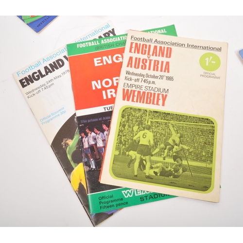 540 - England Football - Sporting interest - A collection of mid 20th century England international footba... 