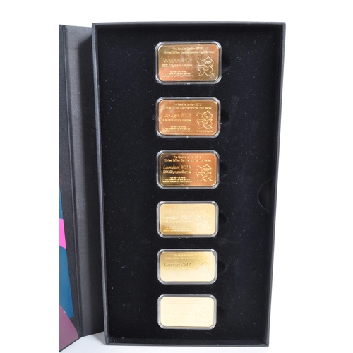 543 - Numismatic Interest - London Olympics - A boxed London Mint Office commemorative 24ct Gold plated Lo... 