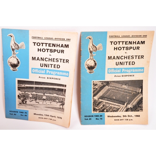 547 - A large collection of 1960s and 1970s Tottenham Hotspur Football Club programmes. The collection of ... 