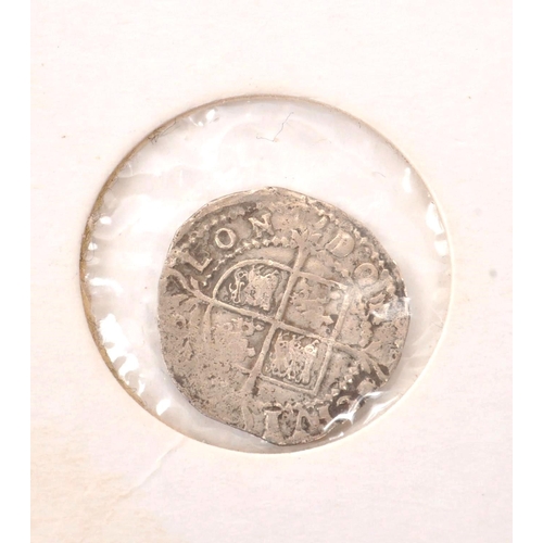 548 - Two early 17th century British silver half groat coins, alongside a Richard II half penny. The colle... 