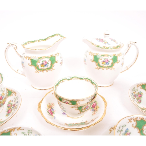 57 - Foley - A 20th Century circa 1950s porcelain china Foley part tea / coffee service in the Broadway p... 