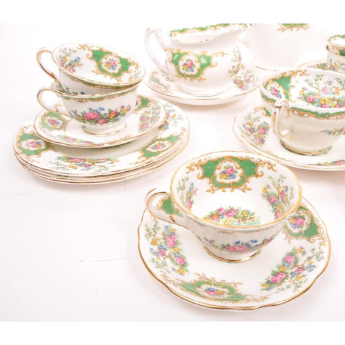 57 - Foley - A 20th Century circa 1950s porcelain china Foley part tea / coffee service in the Broadway p... 