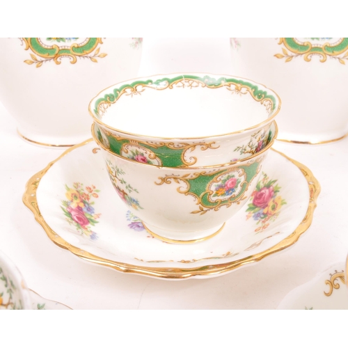 57 - Foley - A 20th Century circa 1950s porcelain china Foley part tea / coffee service in the Broadway p... 