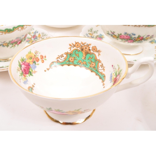 57 - Foley - A 20th Century circa 1950s porcelain china Foley part tea / coffee service in the Broadway p... 