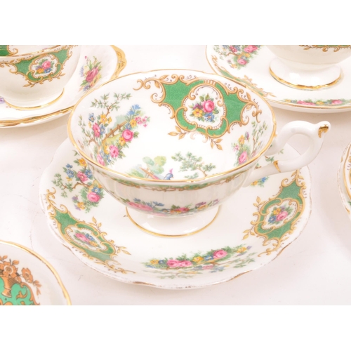 57 - Foley - A 20th Century circa 1950s porcelain china Foley part tea / coffee service in the Broadway p... 